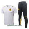 BVB Borussia Dortmund Trenings Polo 22-23 Hvit - Herre